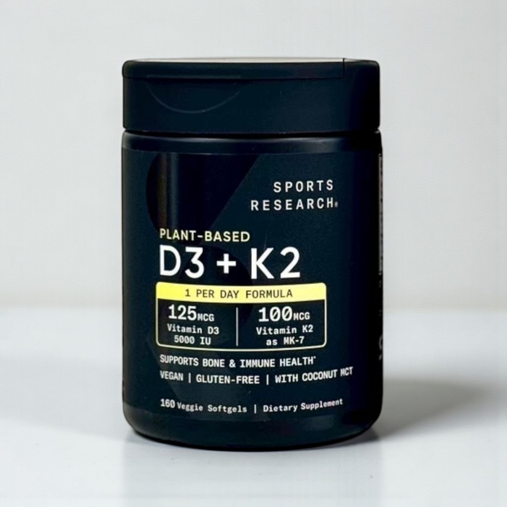 Sports Research D3 + K2 ขนาด 160 ซอฟต์เจล