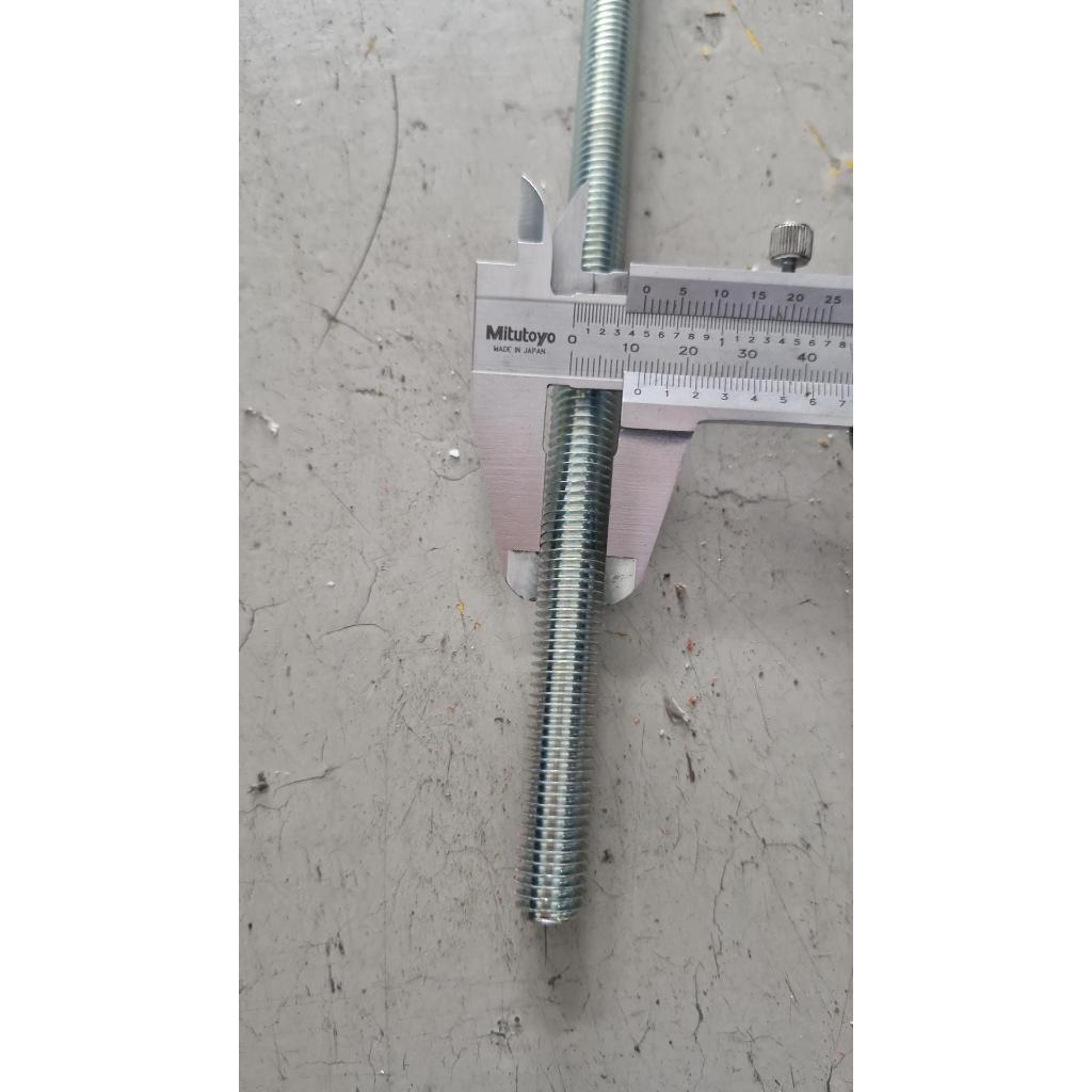 STUD M12(W) STUD M12 สตัดเกลียวตลอดเหล็กชุบ (M12x1.75x1000 mm) สินค้าคงเหลือ/ชิ้น = 1 (PK-I025)