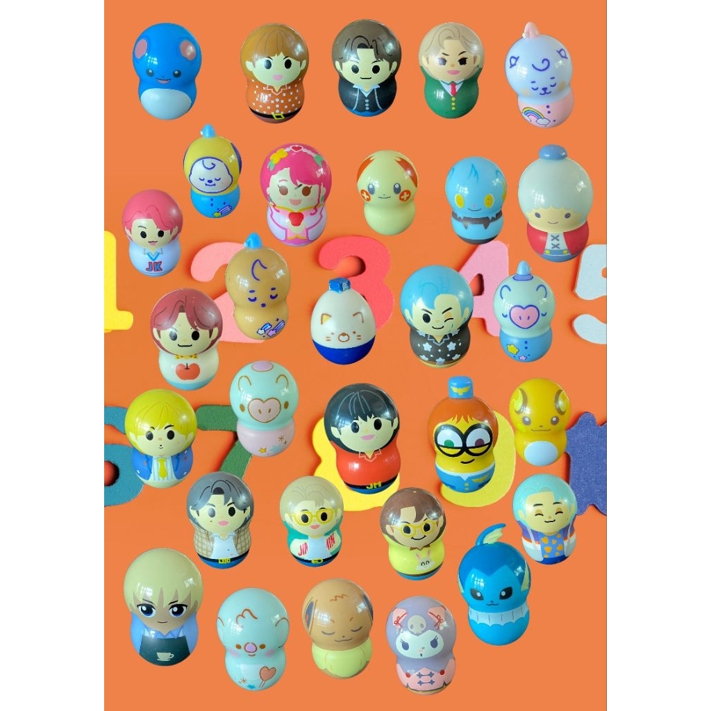  Coo'nuts เป็นของเล่นสะสมรูปทรงถั่วลิสงที่สามารถโยกไปมาได้ (มือสอง)