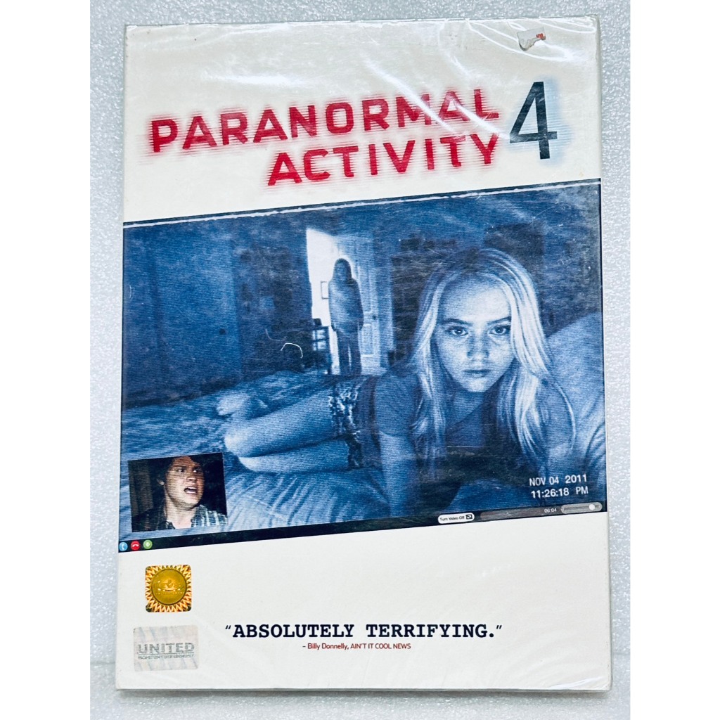 DVD ปกสวม : Paranormal Activity 4 (2012) เรียลลิตี้ ขนหัวลุก 4
