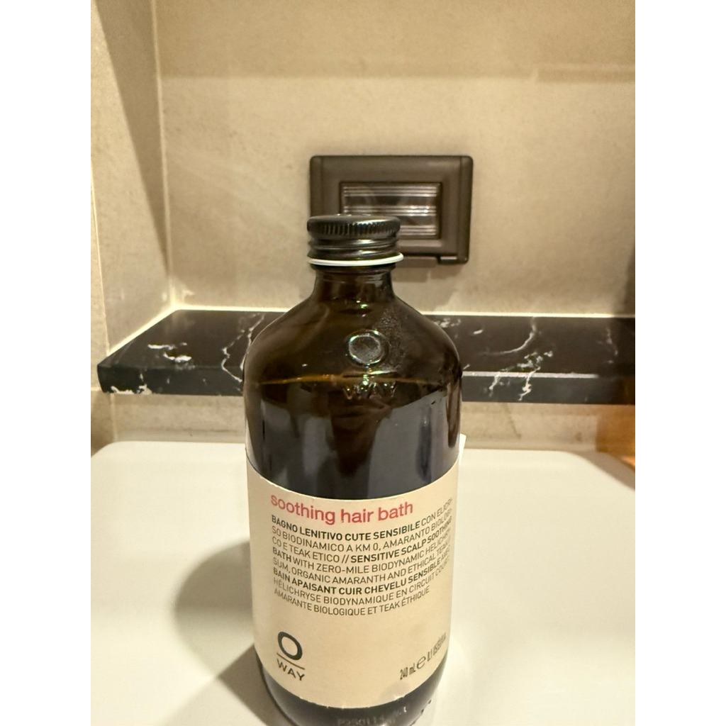 ส่งต่อ*ยาสระผม Oway SOOTHING HAIR BATH แฮร์ บาธ ไบโอไดนามิค สำหรับหนังศีรษะแพ้ง่าย