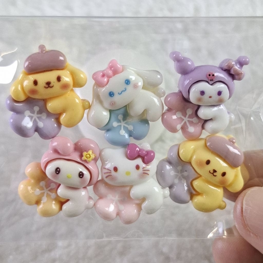 New!! ลายใหม่ถุงละ 15 บาท พร้อมส่งจากไทย! รวมเรซิ่นการ์ตูนประดับ DIY น่ารักๆ หลากหลายแบบ รหัส 15A | หมวดตัวการ์ตูน - รูปที่ 3