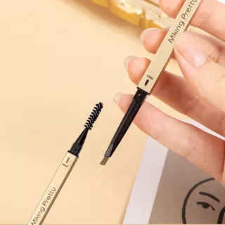 ซื้อ 1 แถม 1 ดินสอเขียนคิ้ว ดินสอเขียนคิ้วแบบหมุน 2 in 1 กันน้ำ พร้อมแปรง ติดทนนาน 1 ชิ้น ผู้ขายชาวไทย พร้อมสต็อก