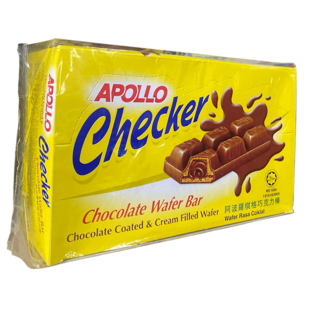 APOLLO checker ช็อคโกแลต เวเฟอร์ บาร์