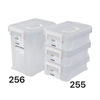 กล่องพลาสติกหูล็อค กล่องอเนกประสงค์ทรงสูง (ขนาด 7 ลิตร) รุ่น PK-256 (หูล็อคสีขาว)