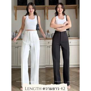 Nicki high-waist pantกางเกงกระเป๋าเจาะ👏