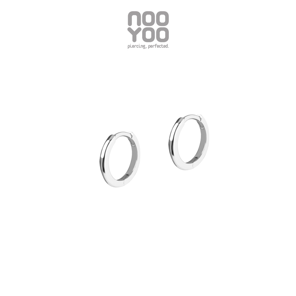 NooYoo ต่างหูสำหรับผิวแพ้ง่าย CoCr NF Essential Hoops