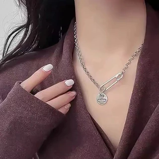 【Vivienne Westwood 】100% สินค้าแท้🚀[ส่งจากท้องถิ่น จัดส่งฟรี]💎จิวเงินแท้ Imo จี้เงินแท้ 100%💎 กล่องของขวัญ ❤️