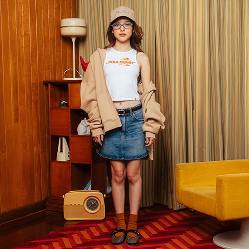 PAUL FRANK เสื้อกล้ามครอป CLARITY SEEKER