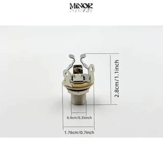 เเน่น ทน Minor Store Mono Multi-Contact 1/4″ Output Jack อะไหล่กีต้าร์/เบส