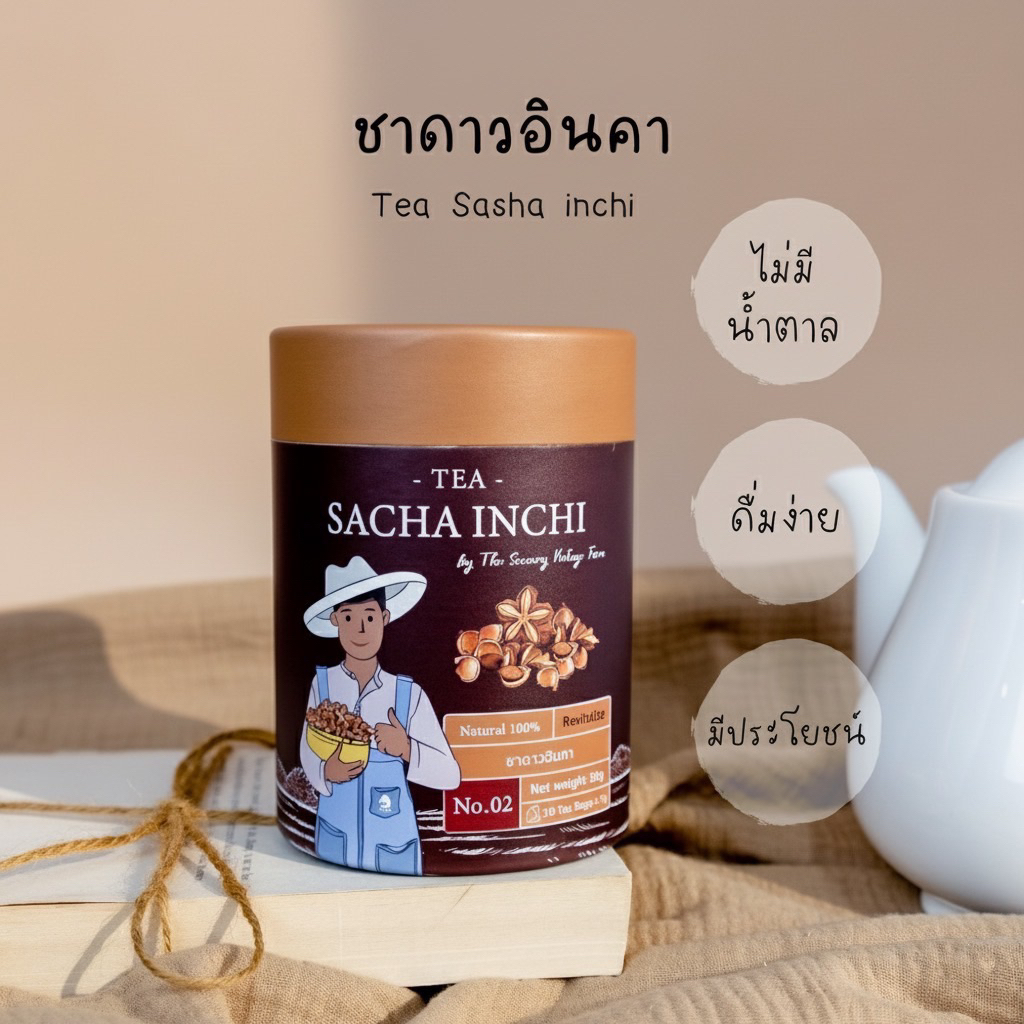ซีนเนอรี่ - ชาดาวอินคา Sacha Inchi Tea