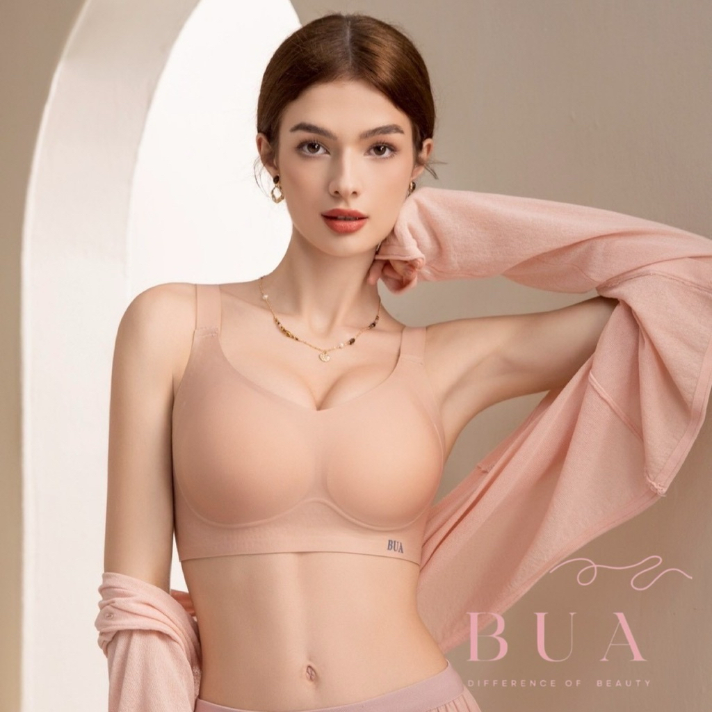 BUA-รุ่นนิลุบล บราไร้ขอบล๊อคเต้าผ้านุ่ม