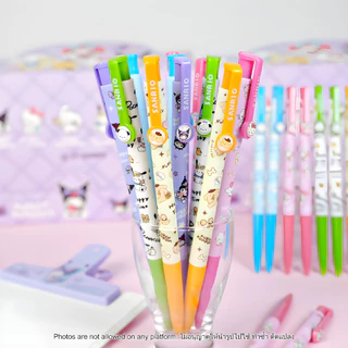 ปากกาลูกลื่น เขียนลื่น หมึกชัด 0.5 มม. ลายการ์ตูนซานริโอ น่ารัก สีพาสเทล เขียนลื่น หมึกสีน้ำเงิน เหมาะเป็นของขวัญ ของใช้