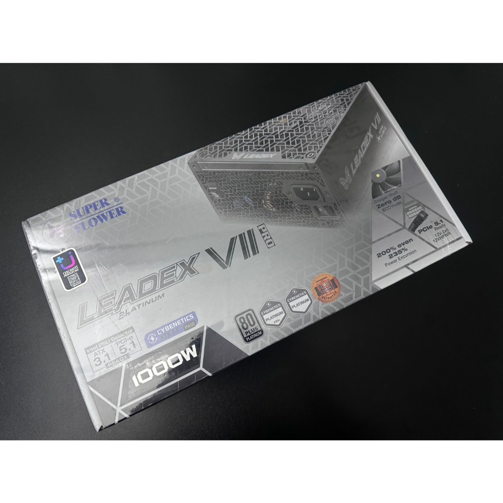 เพาเวอร์ซัพพลาย(power supply) SUPER FLOWER LEADEX VII PLATINUM PRO 1000W  (1000W 80+ PLATINUM)