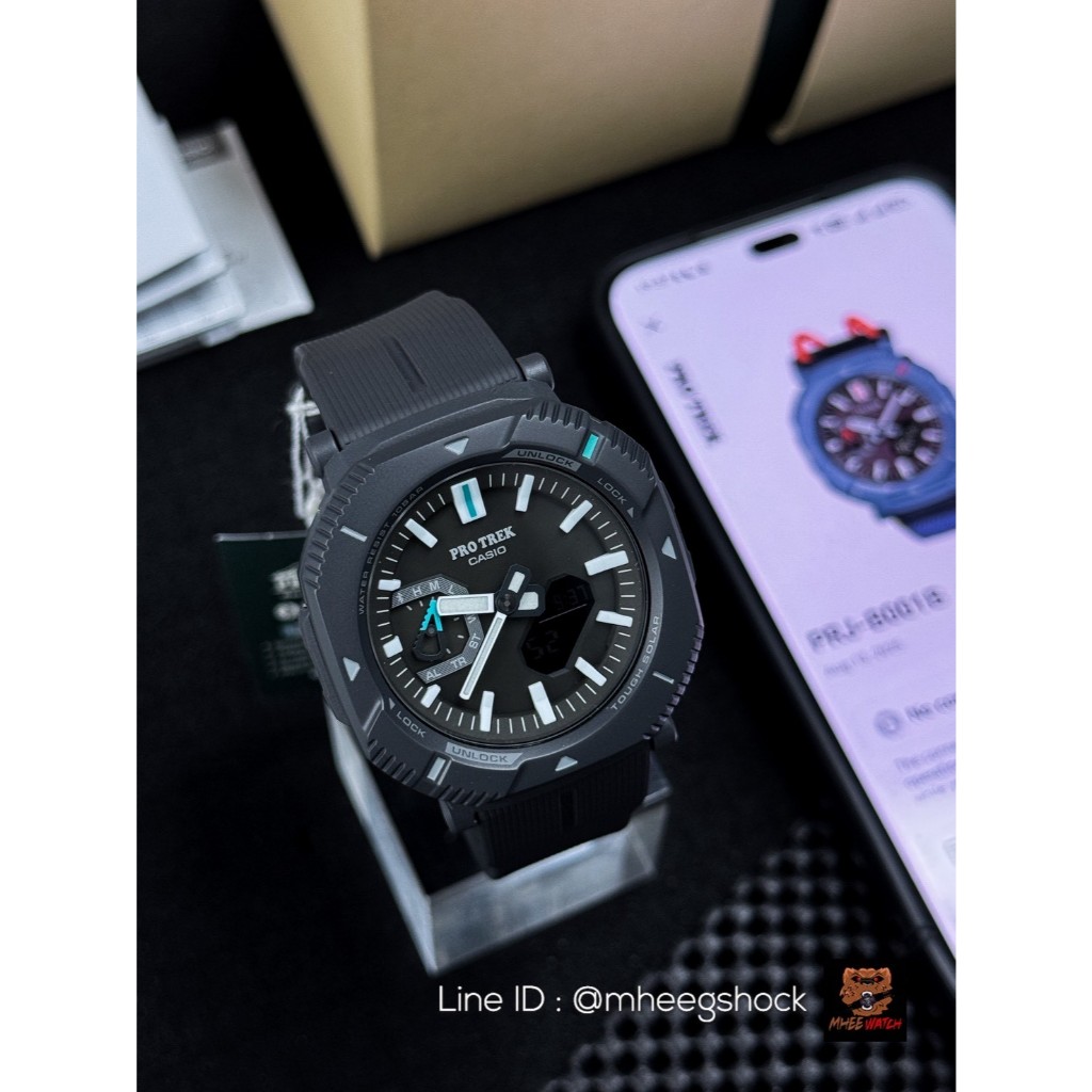 Casio PROTREK Hiker Line Bluetooth Solar Black color PRJ-B001-1