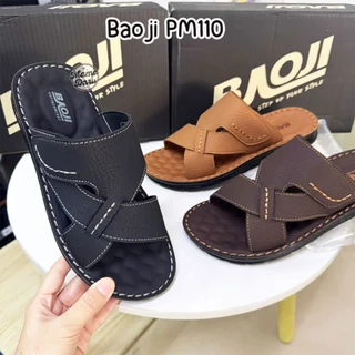 รองเท้าผู้ชาย Baoji PM101 /PM104 /PM110 /PM113 รองเท้าแตะ แบบสวม เบอร์ 39-44 เย็บขอบ