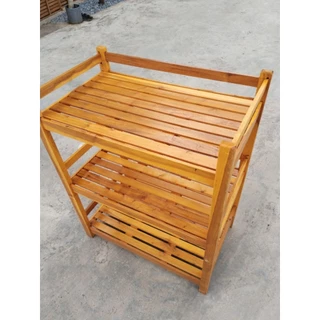ส่งฟรี ชั้นวางของ 3 ชั้นใหญ่ รนญ กดครั้งละ 1 ตัว 60 * 38 * 80 เซนติเมตร