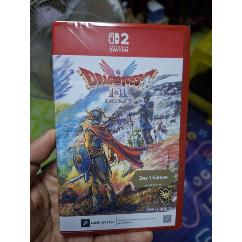 dragon quest 1-2 hd-2d remake แผ่น nsw2 โซน Asia พร้อมส่ง