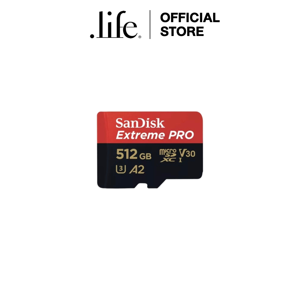 SANDISK เมมโมรี่การ์ด SanDisk Extreme Pro microSDHC 512GB U3 | by Dotlife