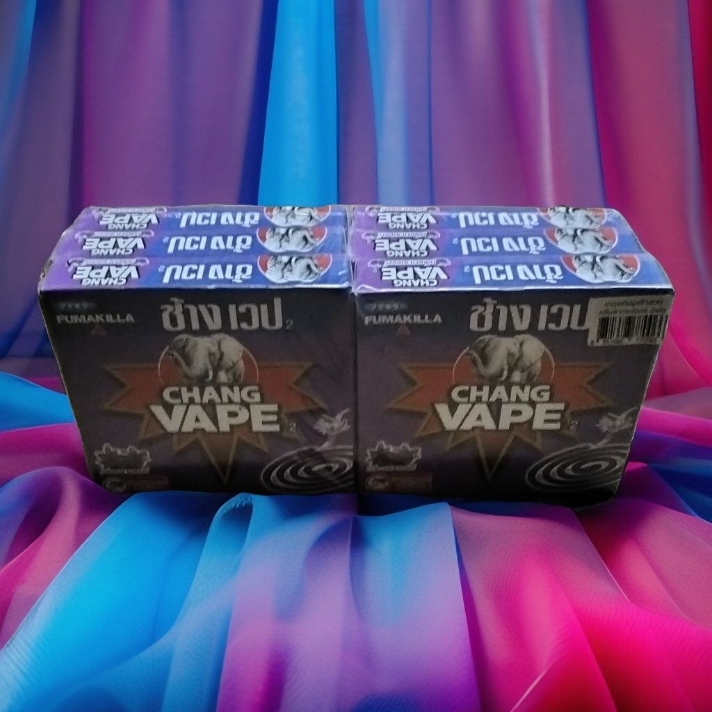 CHANG VAPE ยาชุดกันยุง 1เเพ็ค6กล่อง/6 ป้องกันยุงลายอย่างได้ผล กลิ่นลาเวนเดอร์