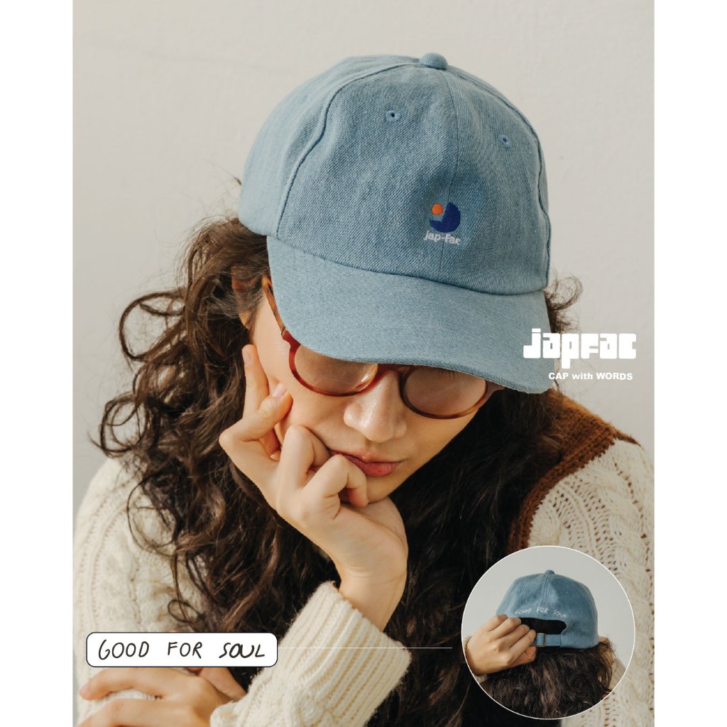 Japfac cap:  Faded Jeans  / Good for soul