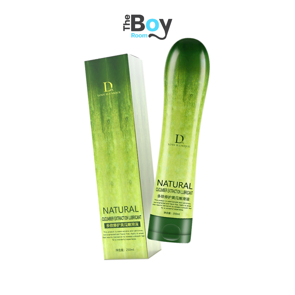 Duai เจลหล่อลื่น สูตรน้ำ 250ml กลิ่นแตงกวา สกัดจากแตงกวาธรรมชาติ หอม สดชื่น เพิ่มไฮยาลูรอน
