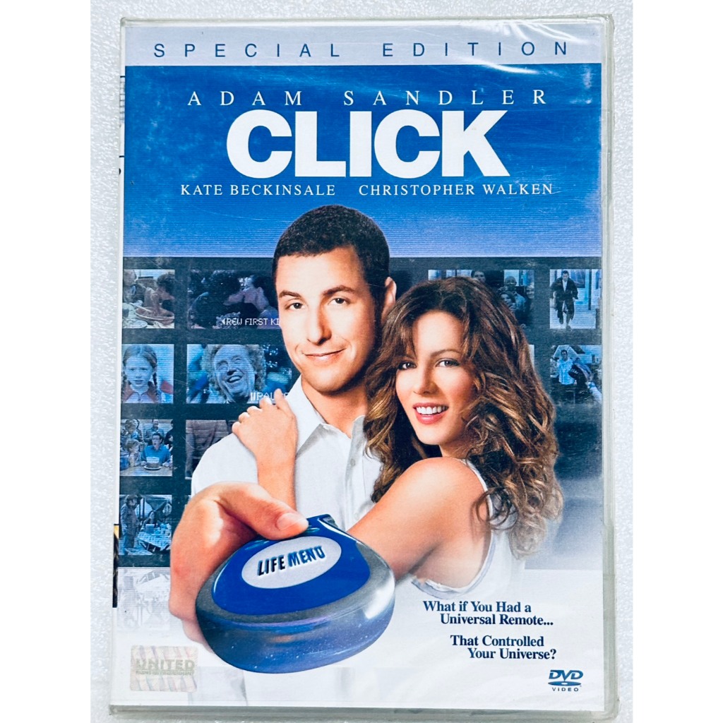 DVD : Click (2006) รีโมทรักข้ามเวลา " Adam Sandler, Kate Beckinsale "