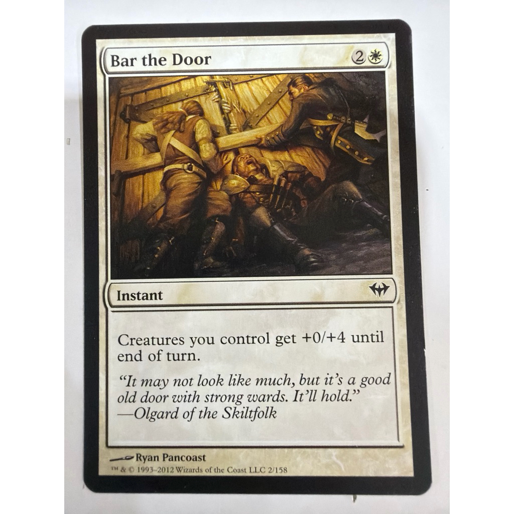 Dark Ascension: Bar the Door ของแท้พร้อมส่ง MTG Magic the gathering