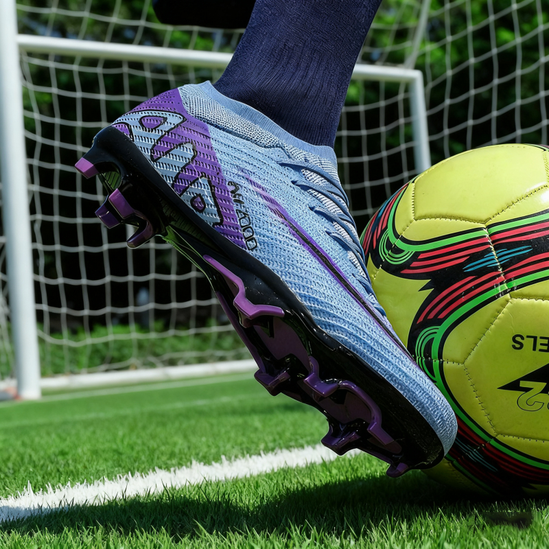 รองเท้าฟุตบอลคุณภาพสูง รองเท้าฟุตบอลมืออาชีพกลางแจ้ง FG Outdoors Professional Sports Soccer Shoes - รูปที่ 7