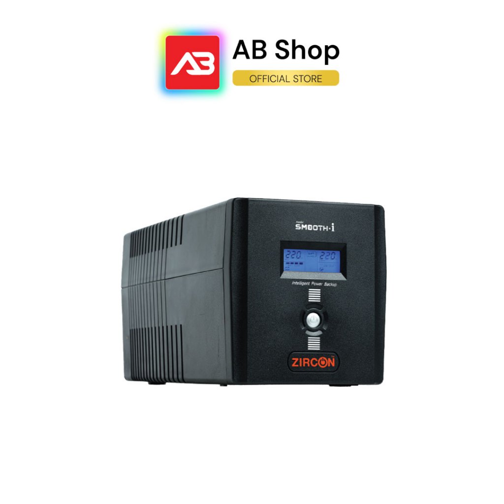 ZIRCON เครื่องสำรองไฟ Line Interactive UPS 1000VA/600W รุ่น SMOOTH-I 1000VA/600W