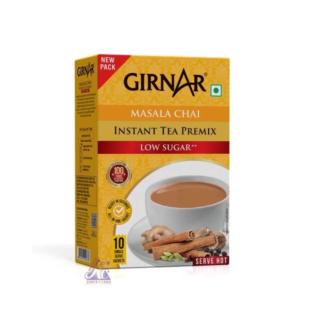 Ginar 3in1 instant masala chai ชาอินเดีย 3in1 ชามาซาลา 10 ซอง