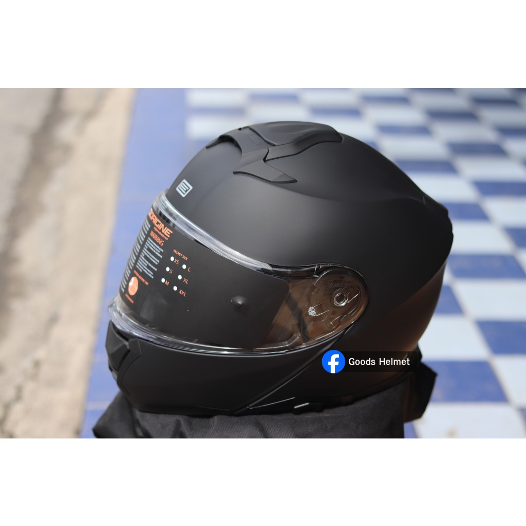 หมวกกันน็อคยกคางแว่น 2 ชั้น Origine Helmet รุ่น Logic ราคา ถูกที่สุด ดีลบีเคเค
