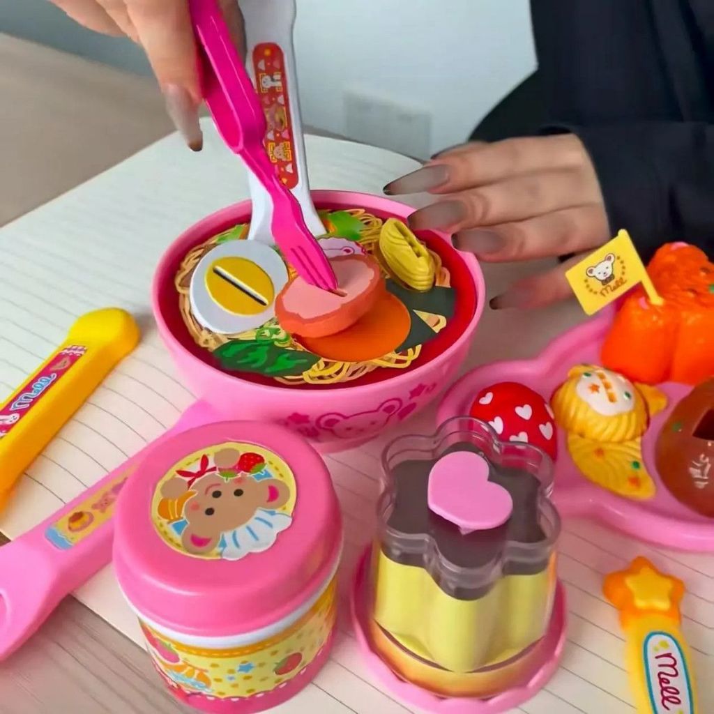 พุดดิ้งเยลลี่ของเล่น ชุดอาหาร ไอศครีม ของเล่นป้อนอาหาร