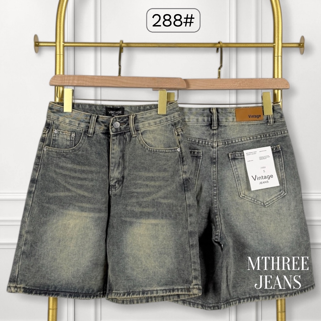 กางเกงขาสั้นกระบอกวินเทจผู้หญิง 8 รุ่น เท่ๆ - รูปที่ 7