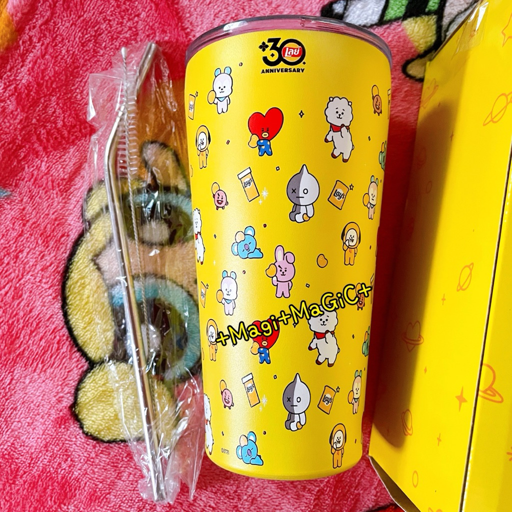 แก้วน้ำสแตสเลส Lay’s 30Y of Joy Lay x BT21