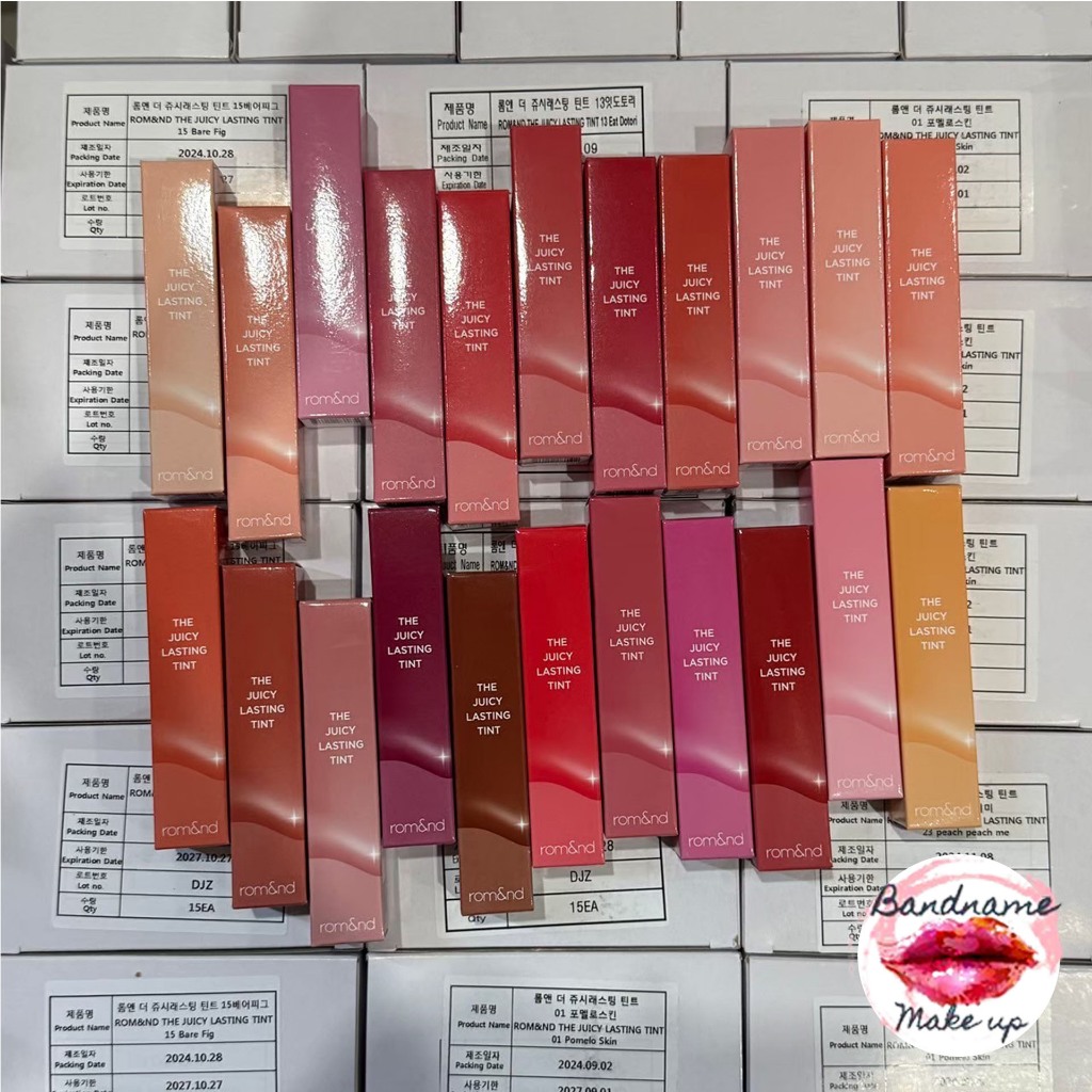 รุ่นใหม่ rom&nd THE JUICY LASTING TINT 3.5g  ROMAND รุ่นใหม่ สีใหม่ล่าสุด ROMAND