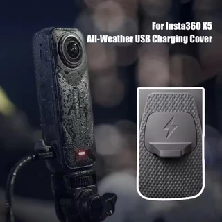 For Insta360 X5 USB Charging Port Water Cover Rainy Day or Splashproof Accessories