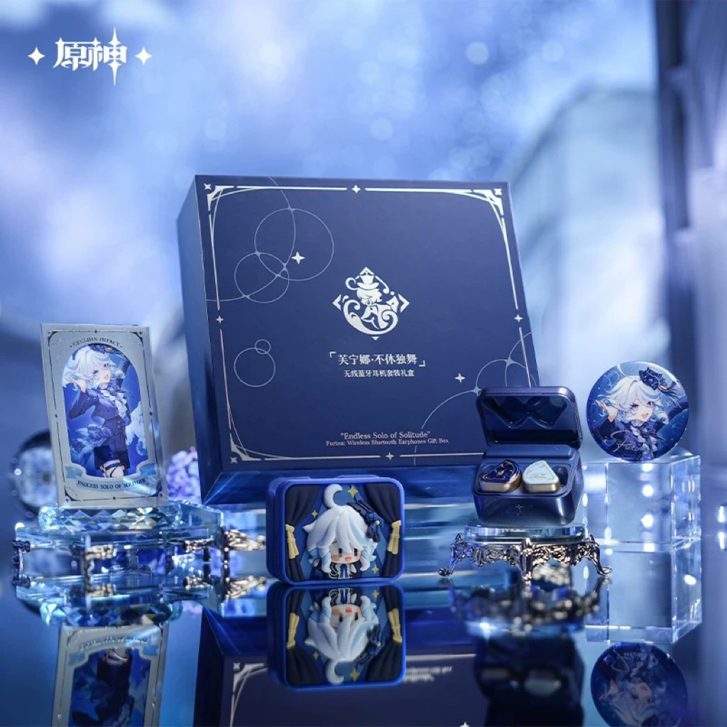 [PRE-ORDER🛑อ่านรายละเอียดก่อนซื้อ] [Genshin Impact] Furina Wireless Earphones Bluetooth Gift Box
