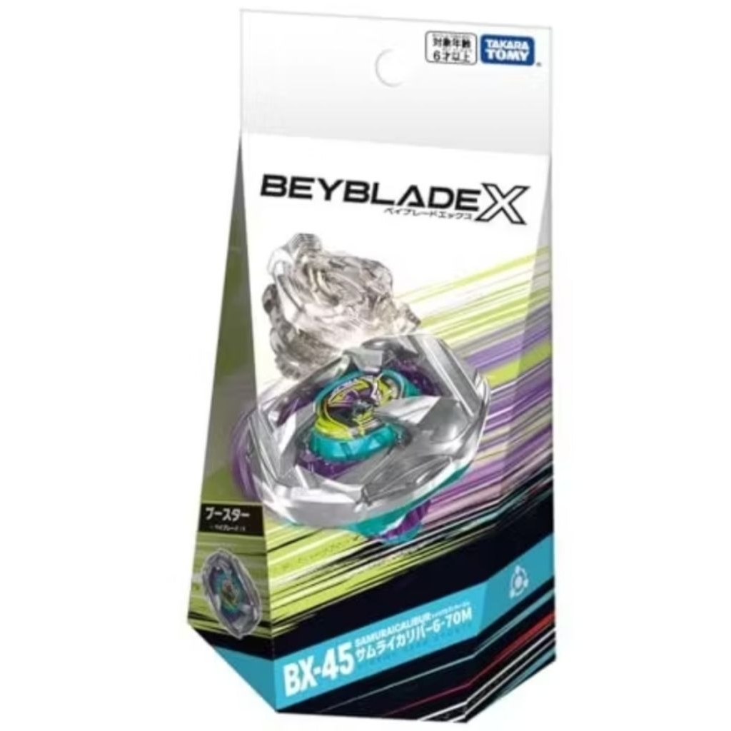 🇹🇭พร้อมส่ง🇹🇭BEYBLADE X BX-45 Booster Samurai Caliber 6-70M
