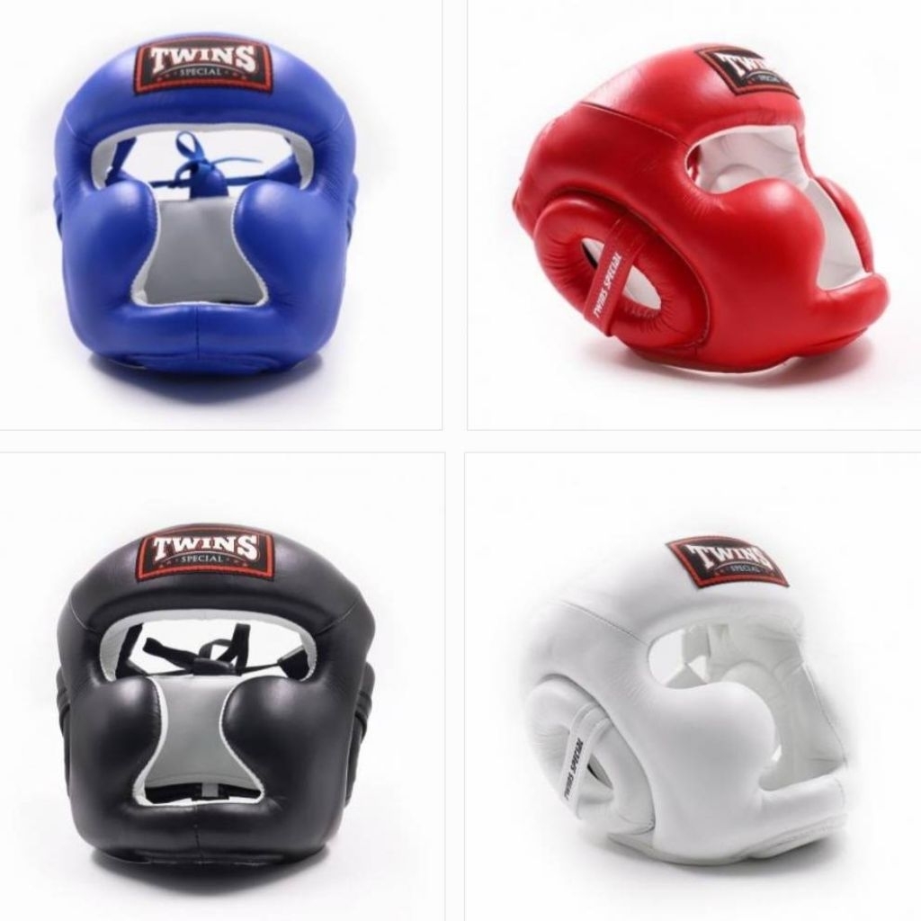 หมวกป้องกันศีรษะ เฮดการ์ด Twins Special Head Guard HGL-3 ทวินส์ สเปเชียล หมวกป้องกันสะเทือน หนังแท้ 