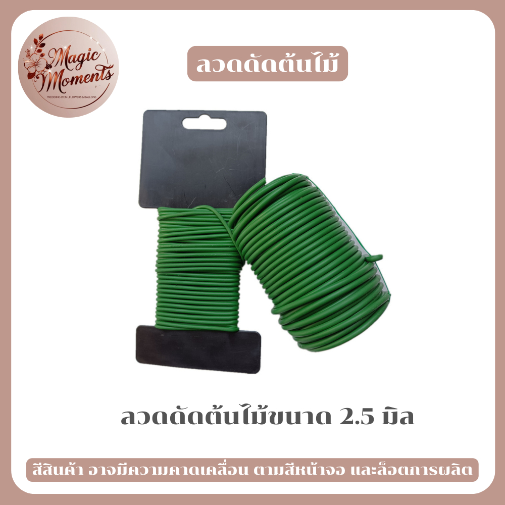 ลวดดัดกิ่งไม้ ลวดดัดบอนไซ เทปรัดต้นไม้ หลากหลายขนาด