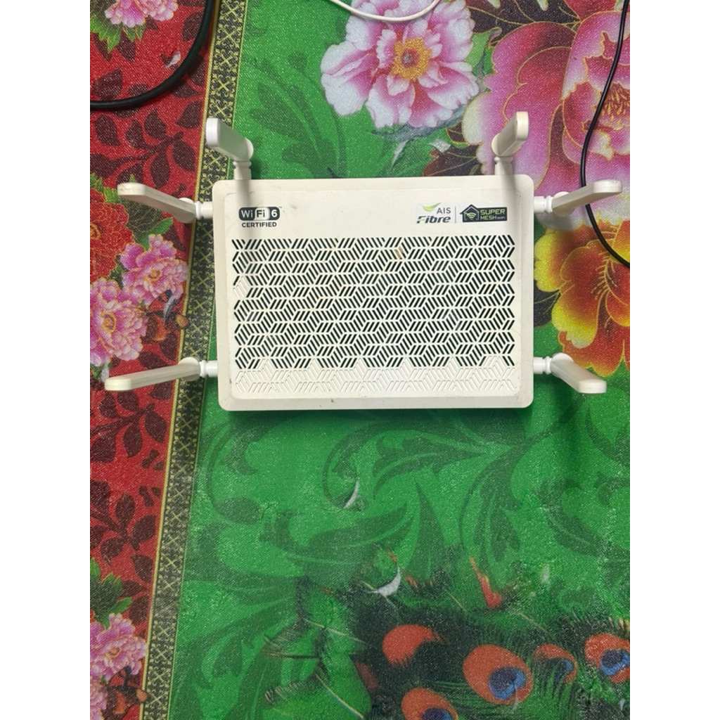 Router Mesh Wifi6 Ax5400 T3 T640AS Mesh AIS Fibre WiFi 6 ตัวท็อปจากค่ายเขียว เสา 6 ต้น มีอะแดปเตอร์ใ