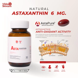 Dr.Vikka X Dr.Jade NATURAL ASTAXANTHIN Dietary Supplement Product ASTAXANTHIN 6mg