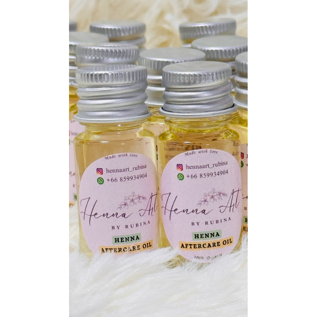 Henna Aftercare oil (henna art by rubina)