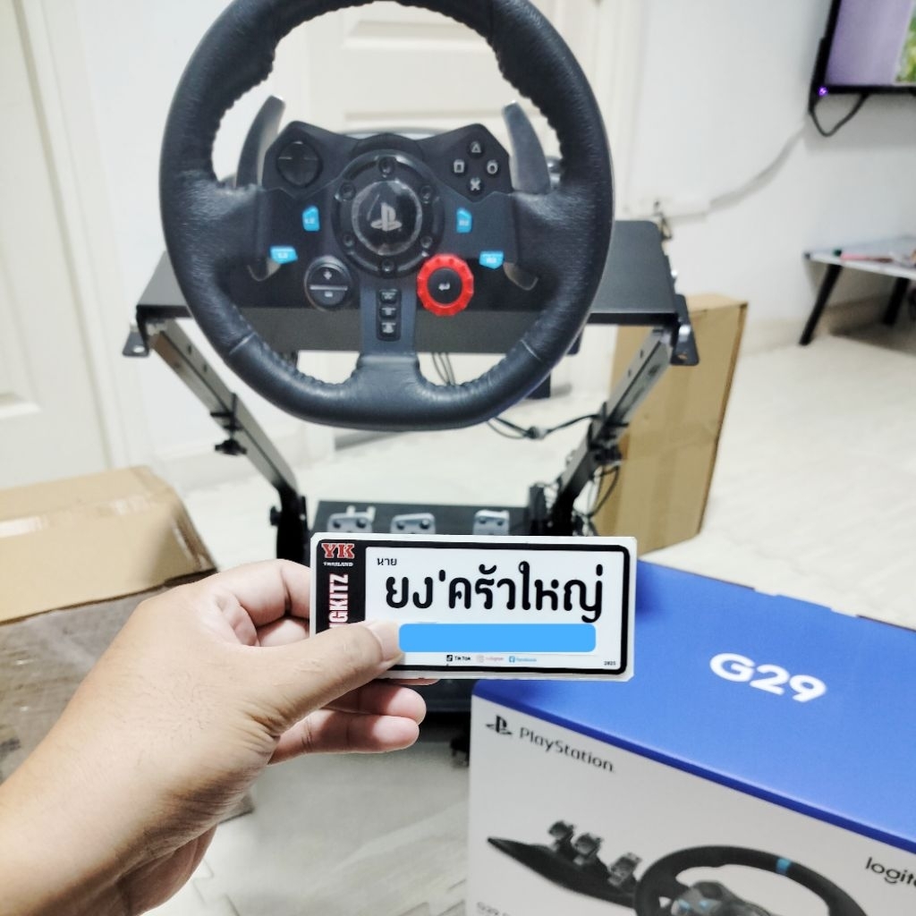 จอยพวงมาลัย LOGITECH G29 + เกียร์ มือสอง ประกันศูนย์ กล่องครบ