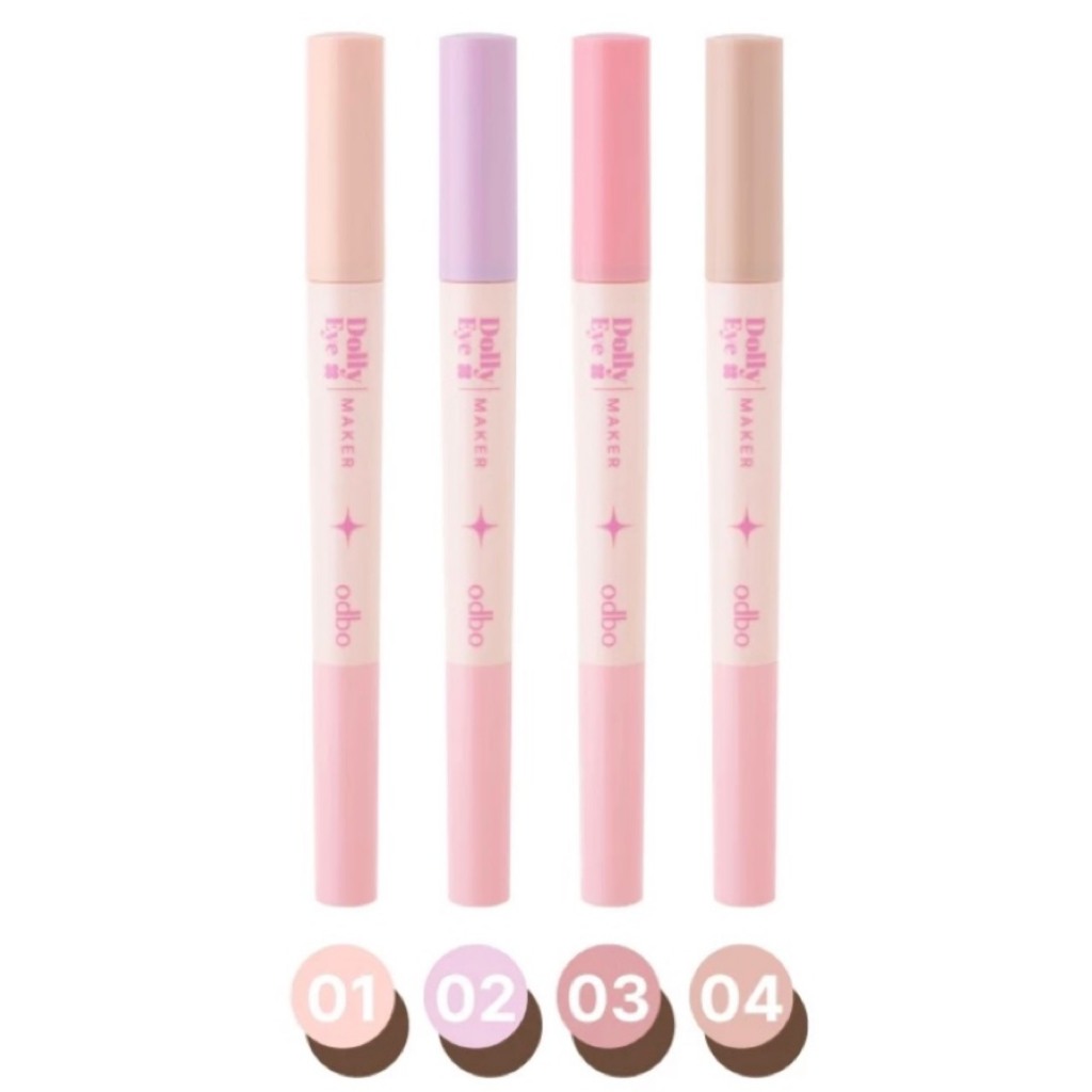 ดินสอดอลลี่อาย 2in1 odbo Dolly Eye Maker ( มีให้เลือก 4 สี ) #OD2036