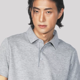 John Henry เสื้อโปโลผู้ชาย ทรงเข้ารูป รุ่น JH F425MPLSM03 - สีเทาท็อปดาย