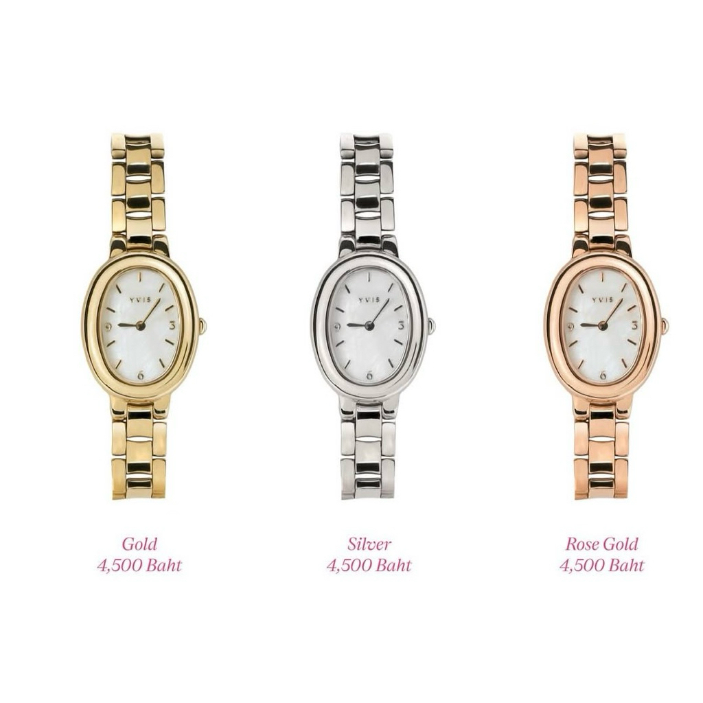 ปล่อยต่อนาฬิกา Yvis มือ1 สี Rose gold