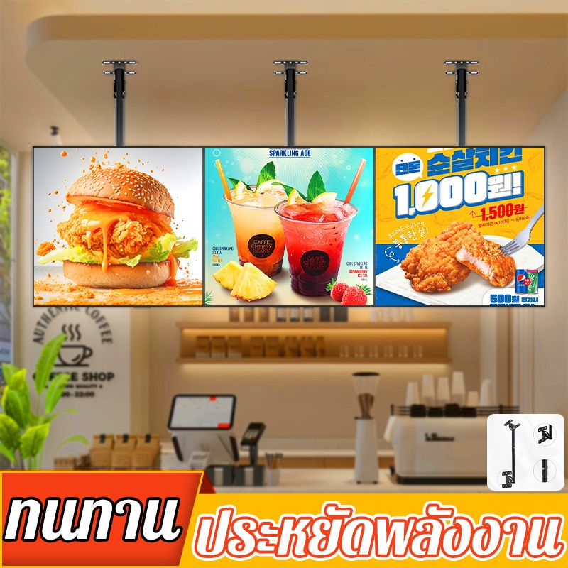 ป้ายไฟ led ได้ขายึดฟรีมาใช้กัน! ปรับได้รอบด้าน 360 องศา ไฟสว่างชัดเจน และประหยัดไฟสุดๆ ป้ายไฟเมนู