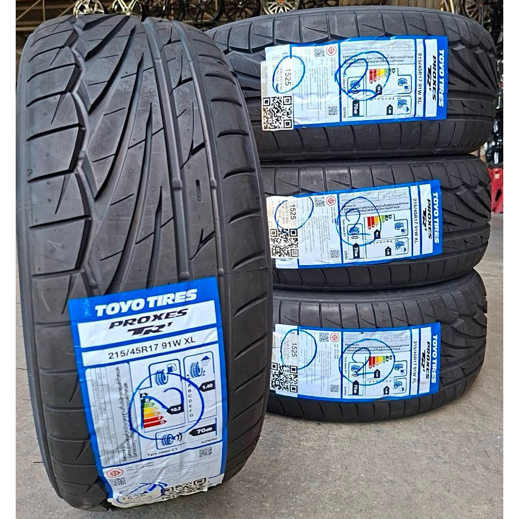 🚗toyo tr1 215/45/17 ยางใหม่ปี25